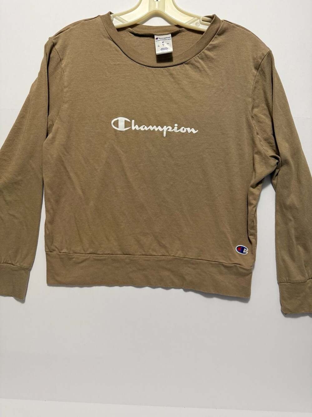 Champion Authentic Athletic Wear Women's Sleeve Crewneck Sweatshirt Size M